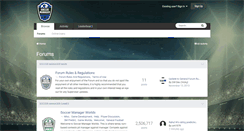Desktop Screenshot of forum.soccermanager.com